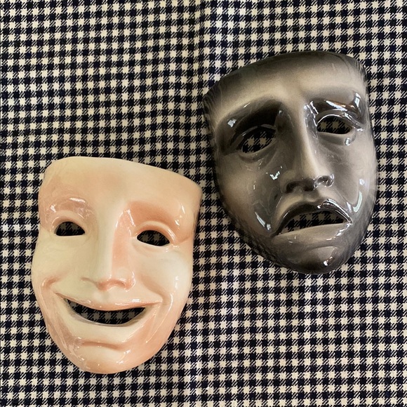 Cast of Thousands Other - Cast of Thousands Comedy and Tragedy Ceramic Masks